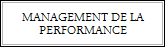 Management de la performance